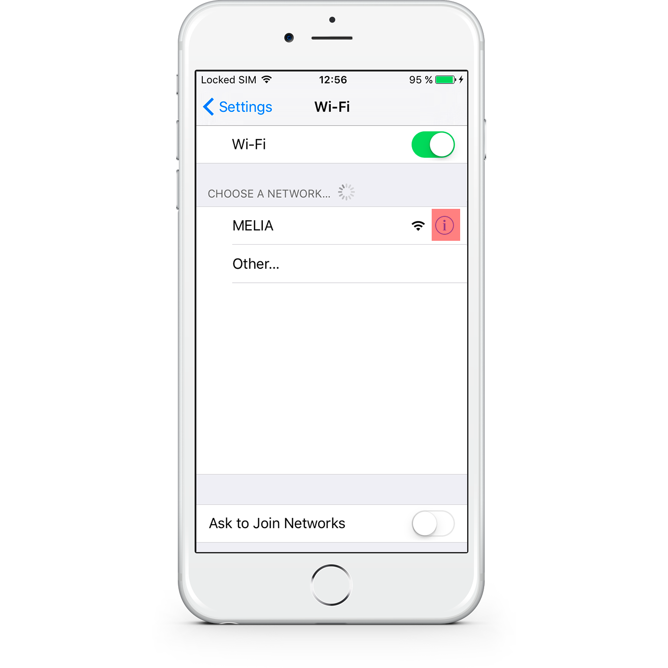 Option 2 - Erase the network to reestablish parameters 