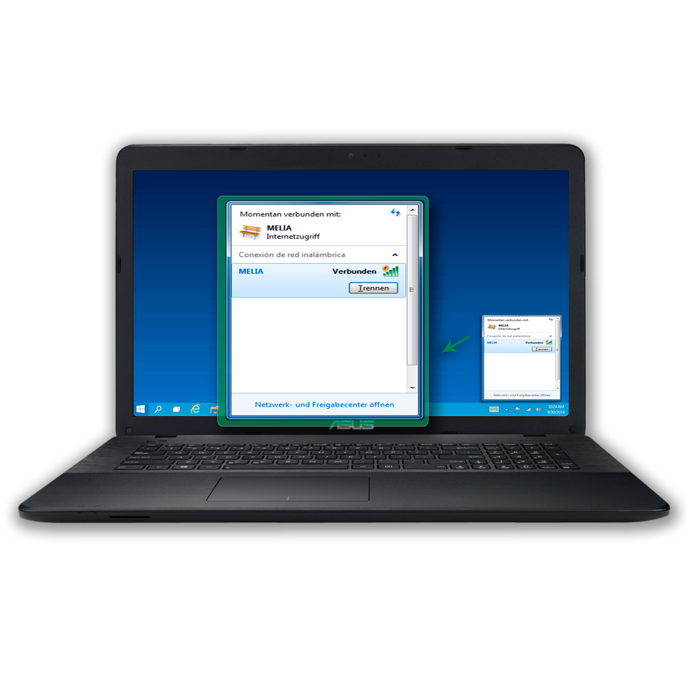 Es wird ein SSID angezeigt, aber dieser verbindet sich nicht oder weist auf ein Captive Portal